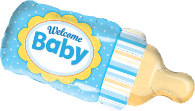 Welcome Baby Boy Bottle