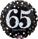Glimmer Confetti 65th Birthday