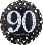 Glimmer Confetti 90th Birthday