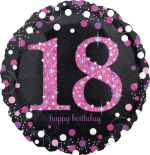 Pink Glimmer Confetti 18th