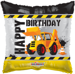 Happy Birthday Construction Tractor