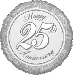 Happy 25th Anniverary Silvers