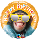 Chimp Smiling Birthday