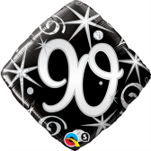 90th Black and Silver Diamond