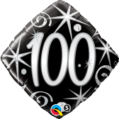 100th Black and Silver Diamond