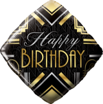 Birthday Art Deco