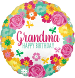 Birthday Grandma Floral