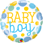 Baby Boy Big Dots