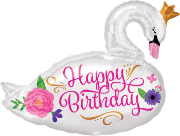 Happy Birthday Beautiful Swan