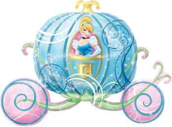 Princess Dream Big Happy Birthday Carriage