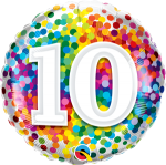 10 Rainbow Confetti