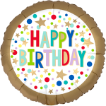 Gold Happy Birthday