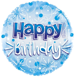 Jumbo Blue Streamers Birthday