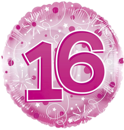 Jumbo Pink Streamers 16th Birthday