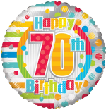 Colourful 70th Birthday