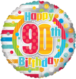 Colourful 90th Birthday