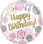 Birthday Dots and Diamonds