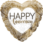 Anniversary Gold Heart