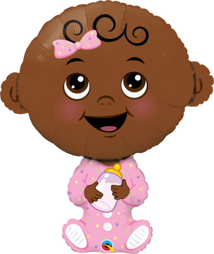 Cute Baby Girl Darker Skin Tone